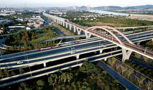 寧波明州大橋?qū)庢?zhèn)立交SW及MW匝道車轍修復工程
